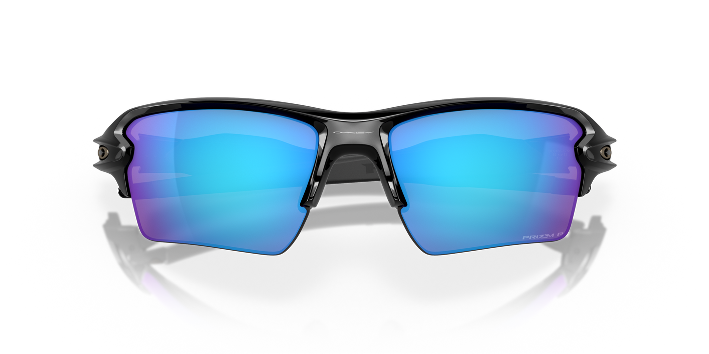 [Prizm Sapphire Polarized Lenses, Polished Black Frame]