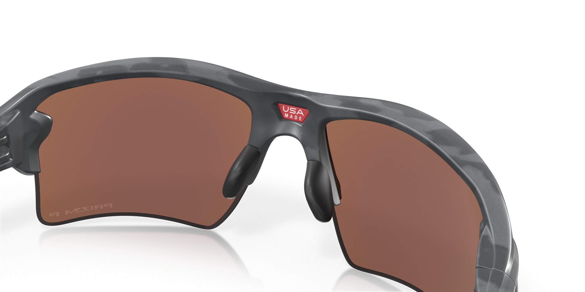 [Prizm Deep Water Polarized Lenses, Matte Black Camo Frame]