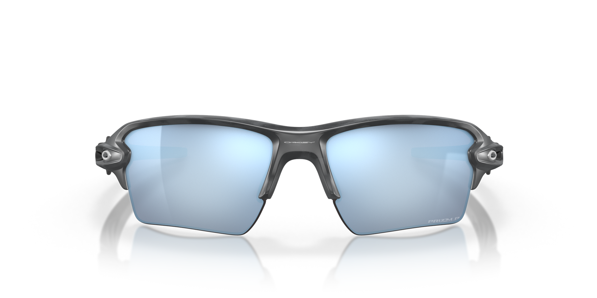 [Prizm Deep Water Polarized Lenses, Matte Black Camo Frame]