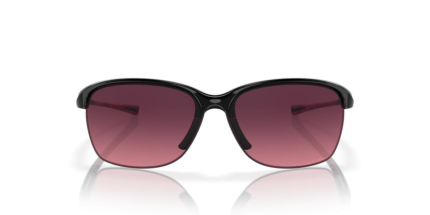 [Rose Gradient Polarized Lenses, Polished Black Frame]