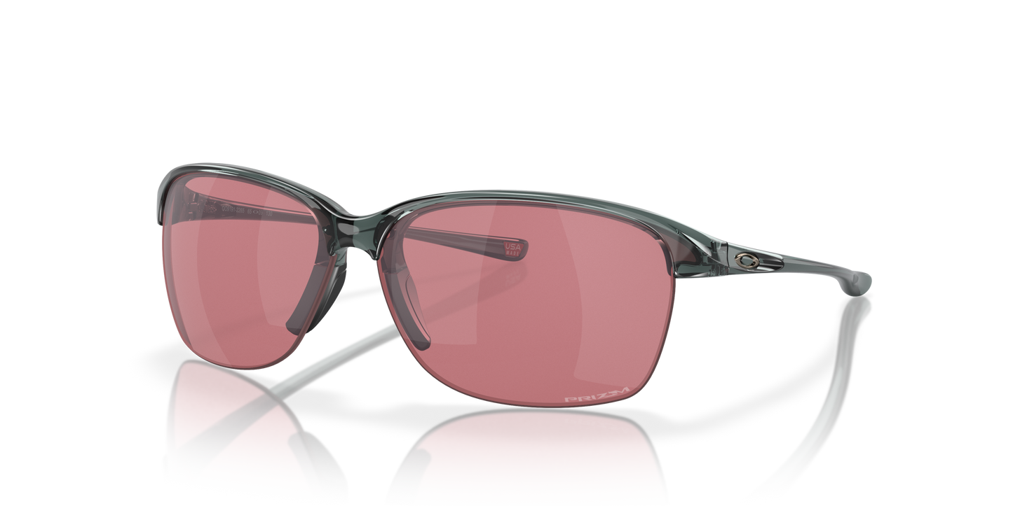 [Prizm Dark Golf Lenses, Crystal Black Frame]