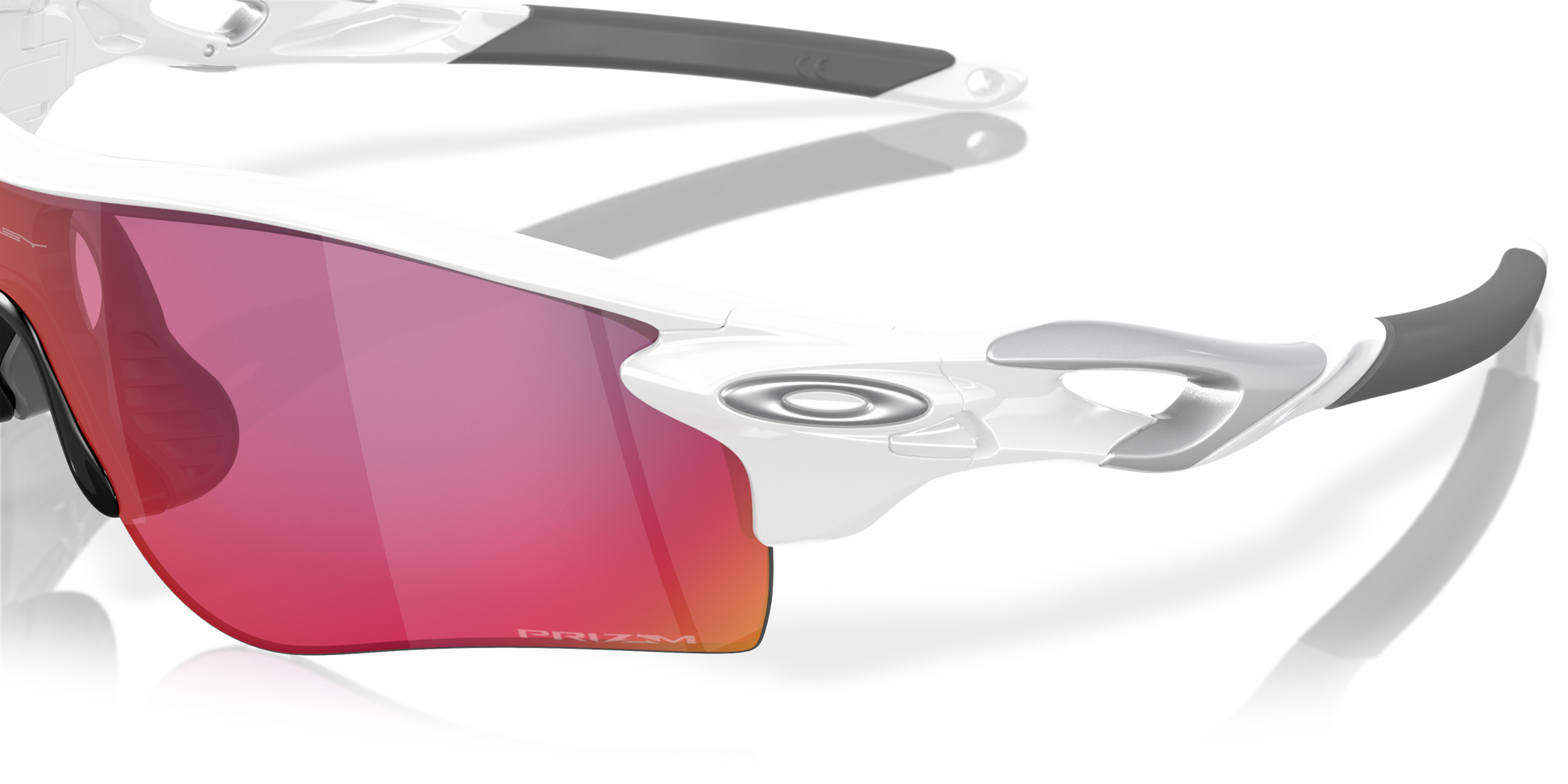 [Prizm Road Lenses, Polished White Frame]