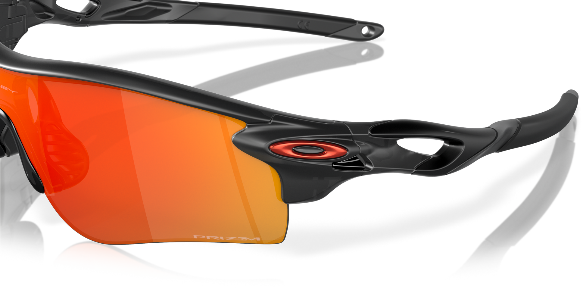 [Prizm Ruby Lenses, Matte Black Ink Frame]