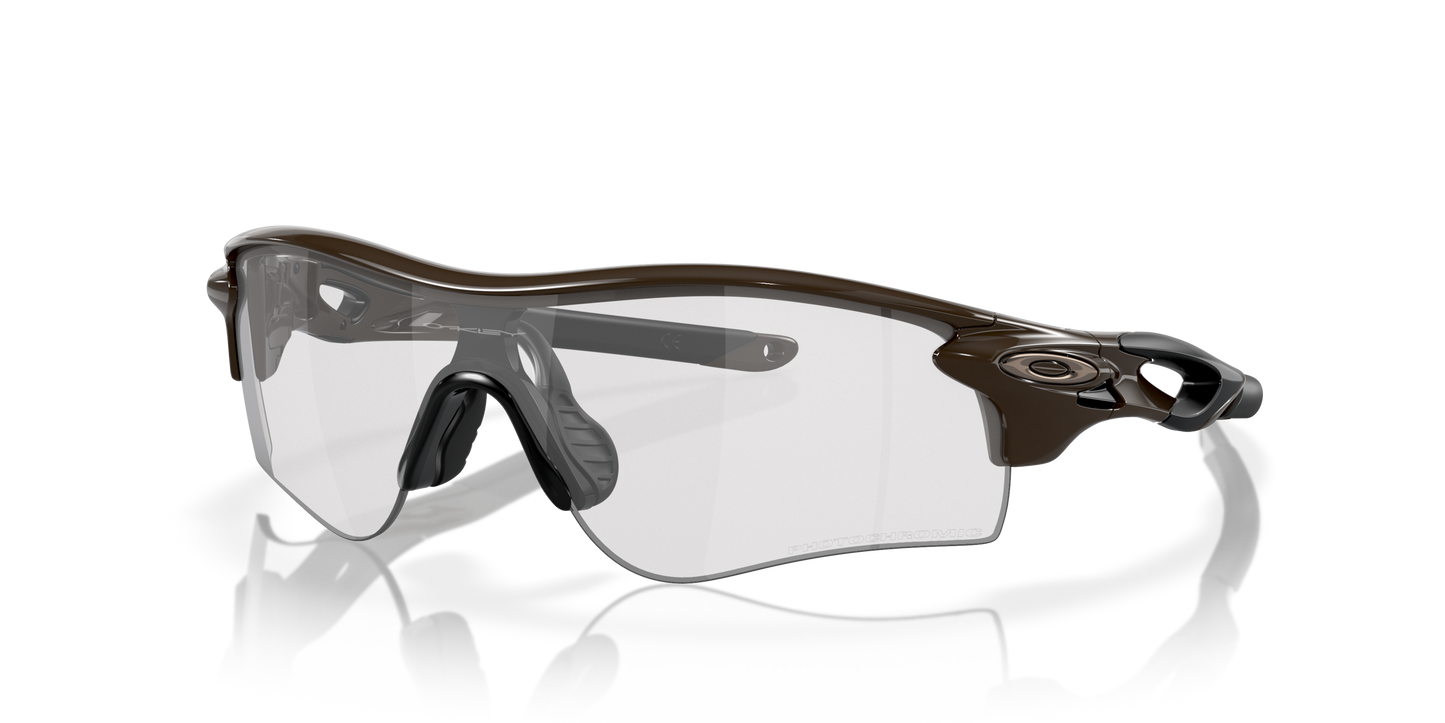 [Clear To Black Iridium Photochromic Lenses, Olive Frame]