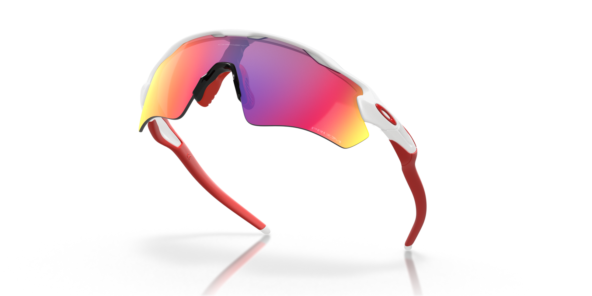 [Prizm Road Lenses, Polished White Frame]