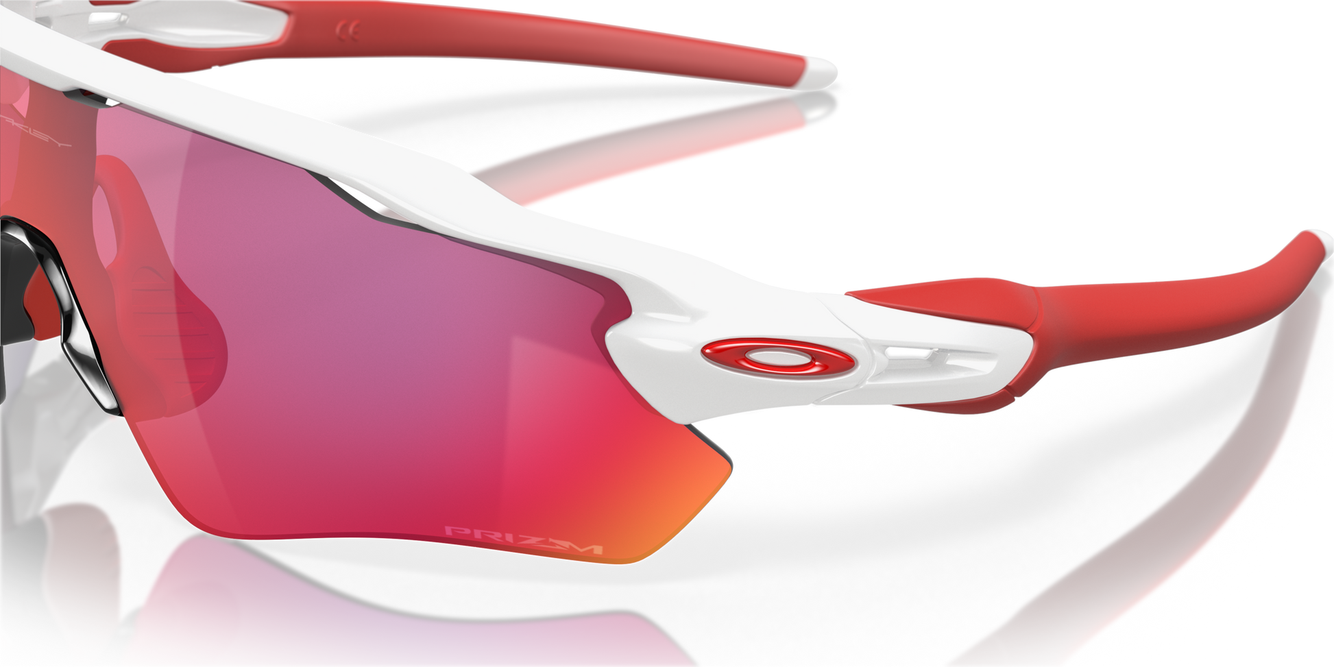 [Prizm Road Lenses, Polished White Frame]