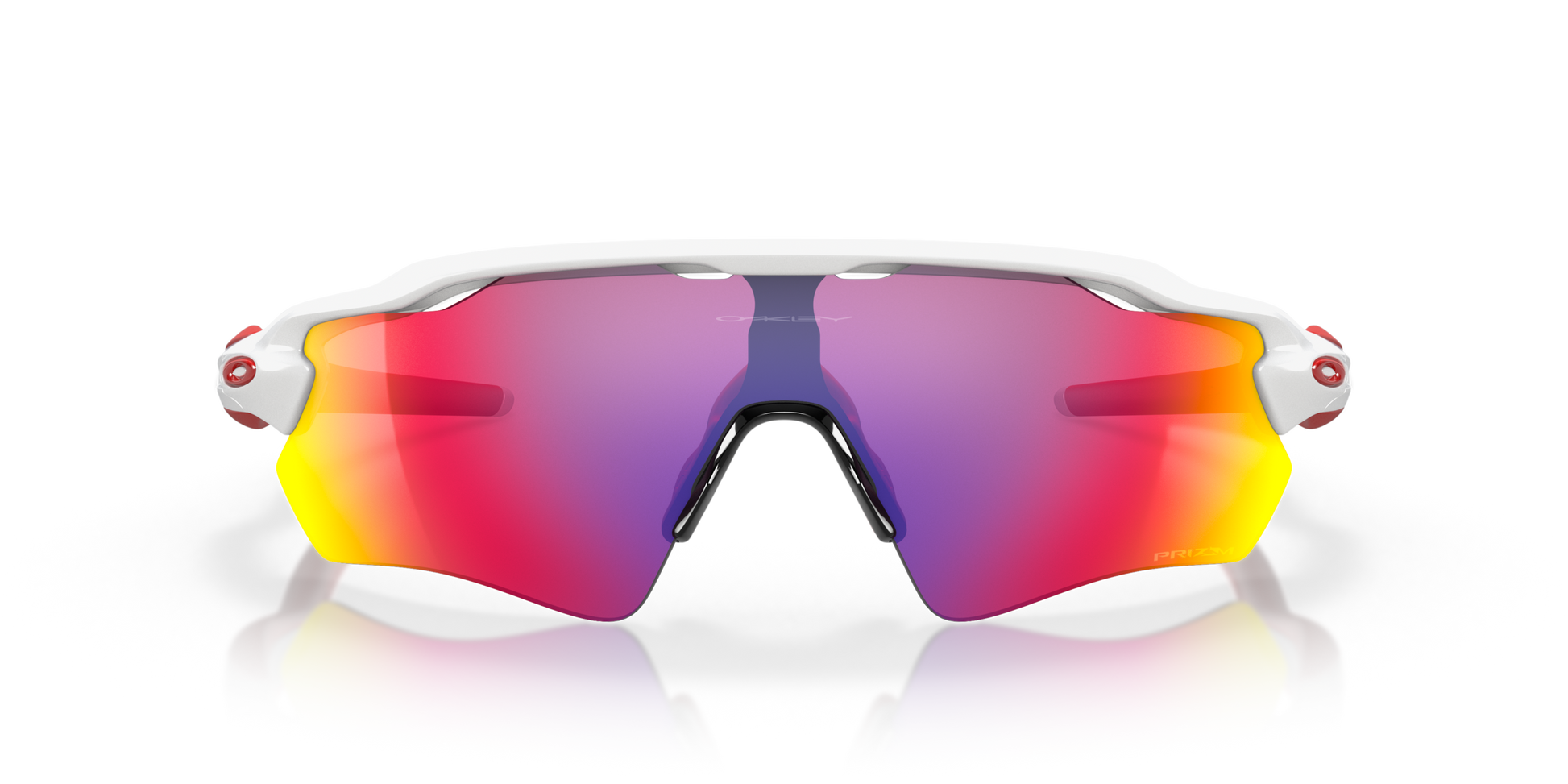 [Prizm Road Lenses, Polished White Frame]