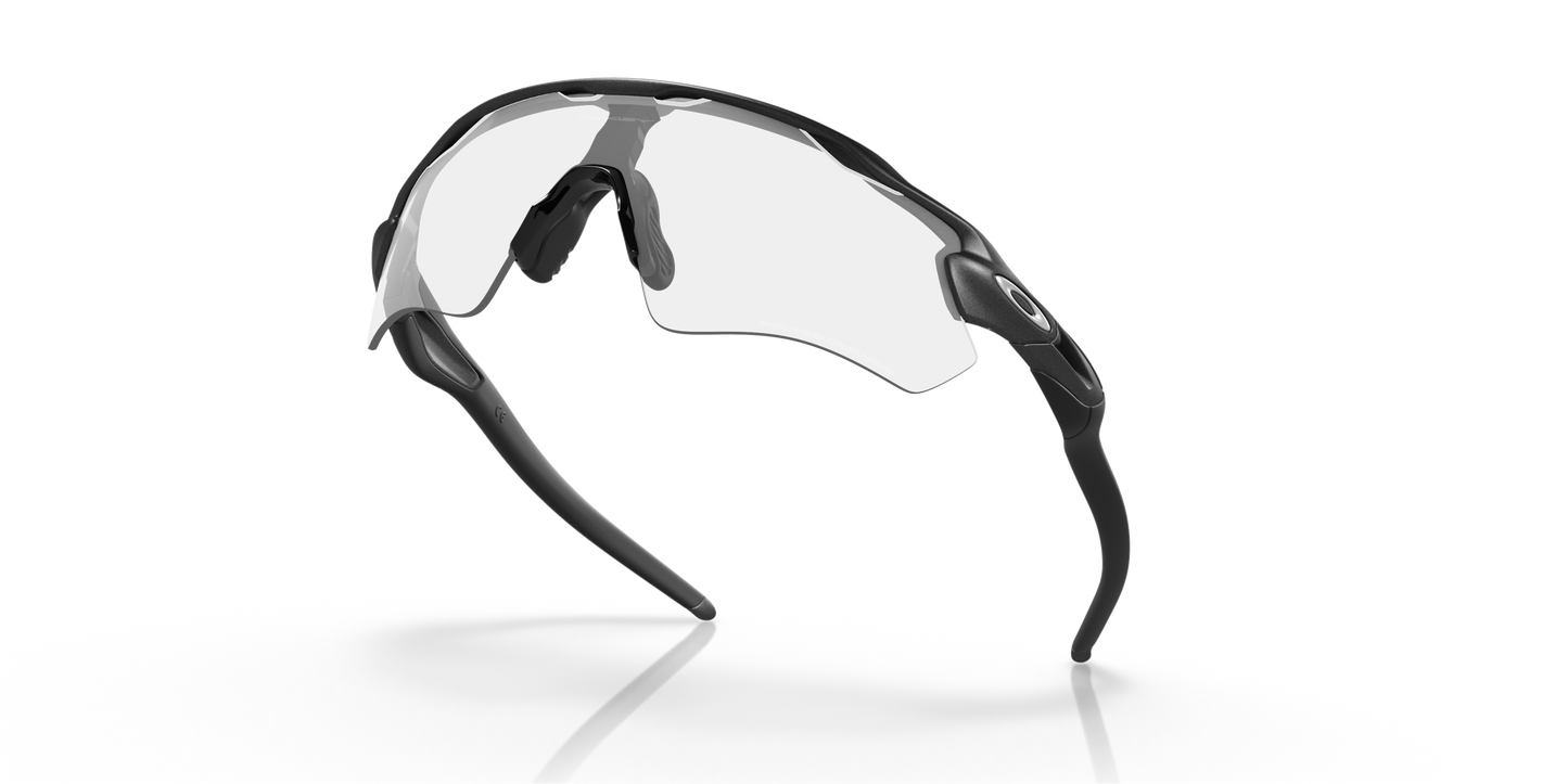 [Clear To Black Iridium Photochromic Lenses, Steel Frame]