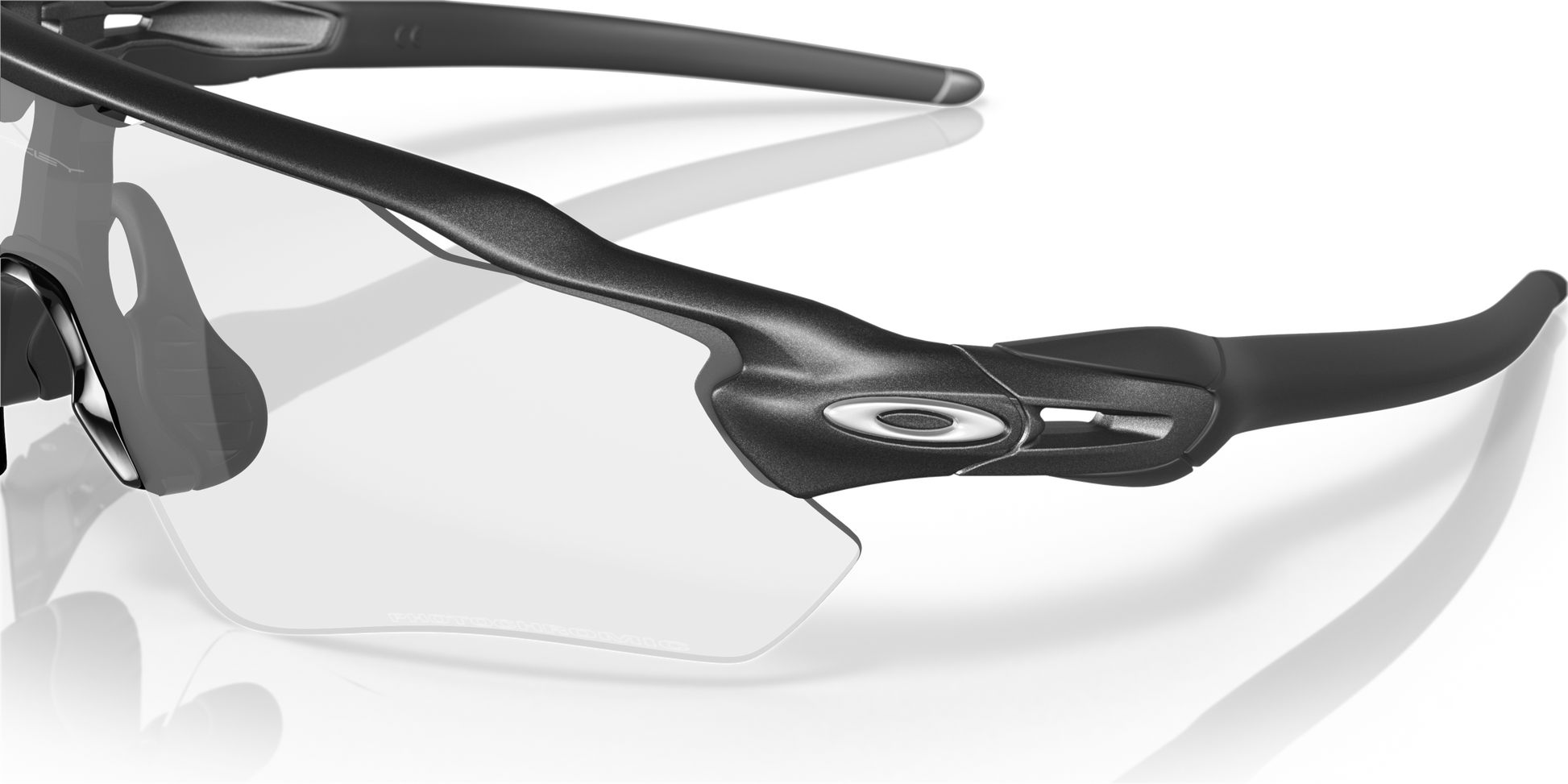 [Clear To Black Iridium Photochromic Lenses, Steel Frame]