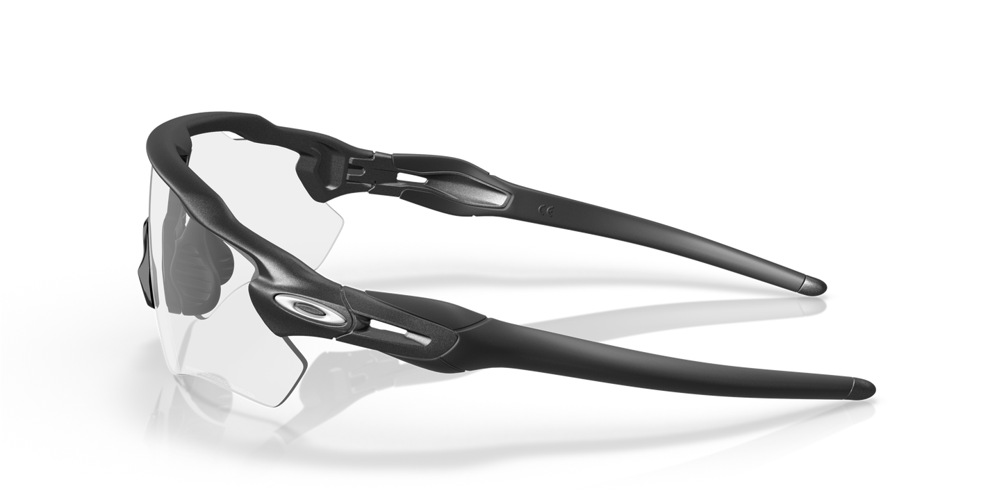 [Clear To Black Iridium Photochromic Lenses, Steel Frame]