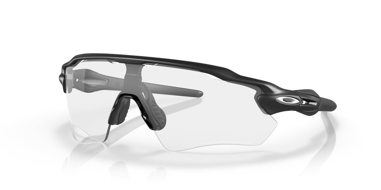 [Clear To Black Iridium Photochromic Lenses, Steel Frame]