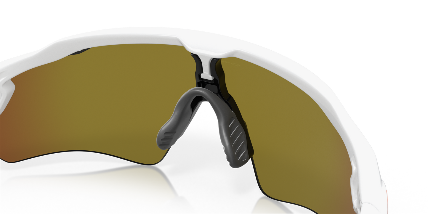 [Fire Iridium Lenses, Polished White Frame]