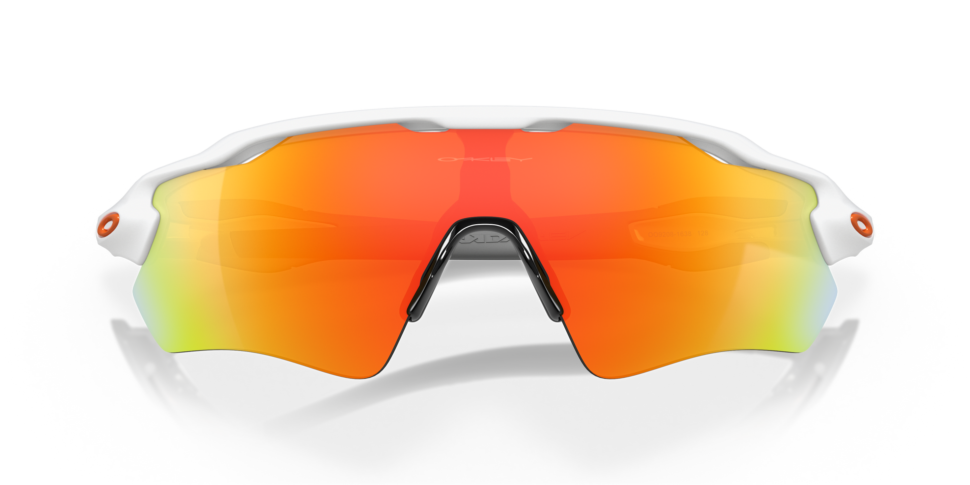 [Fire Iridium Lenses, Polished White Frame]