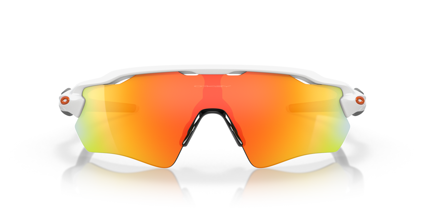 [Fire Iridium Lenses, Polished White Frame]