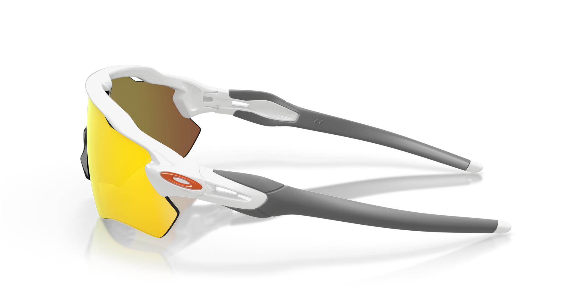 [Fire Iridium Lenses, Polished White Frame]