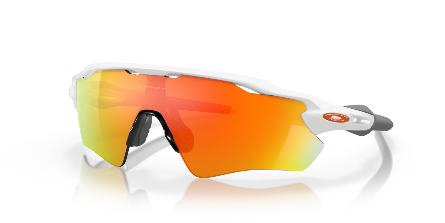 [Fire Iridium Lenses, Polished White Frame]