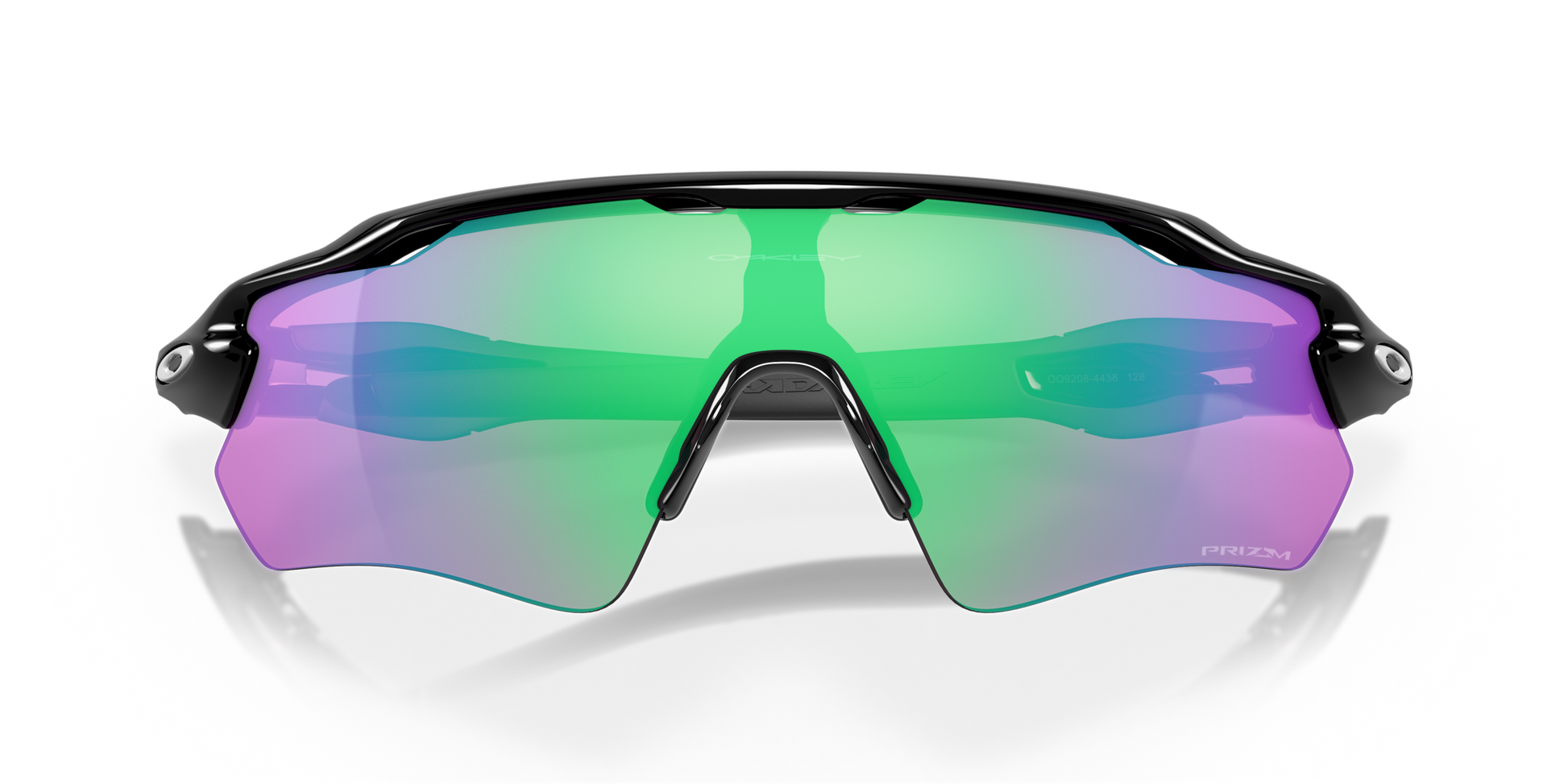 [Prizm Golf Lenses, Polished Black Frame]