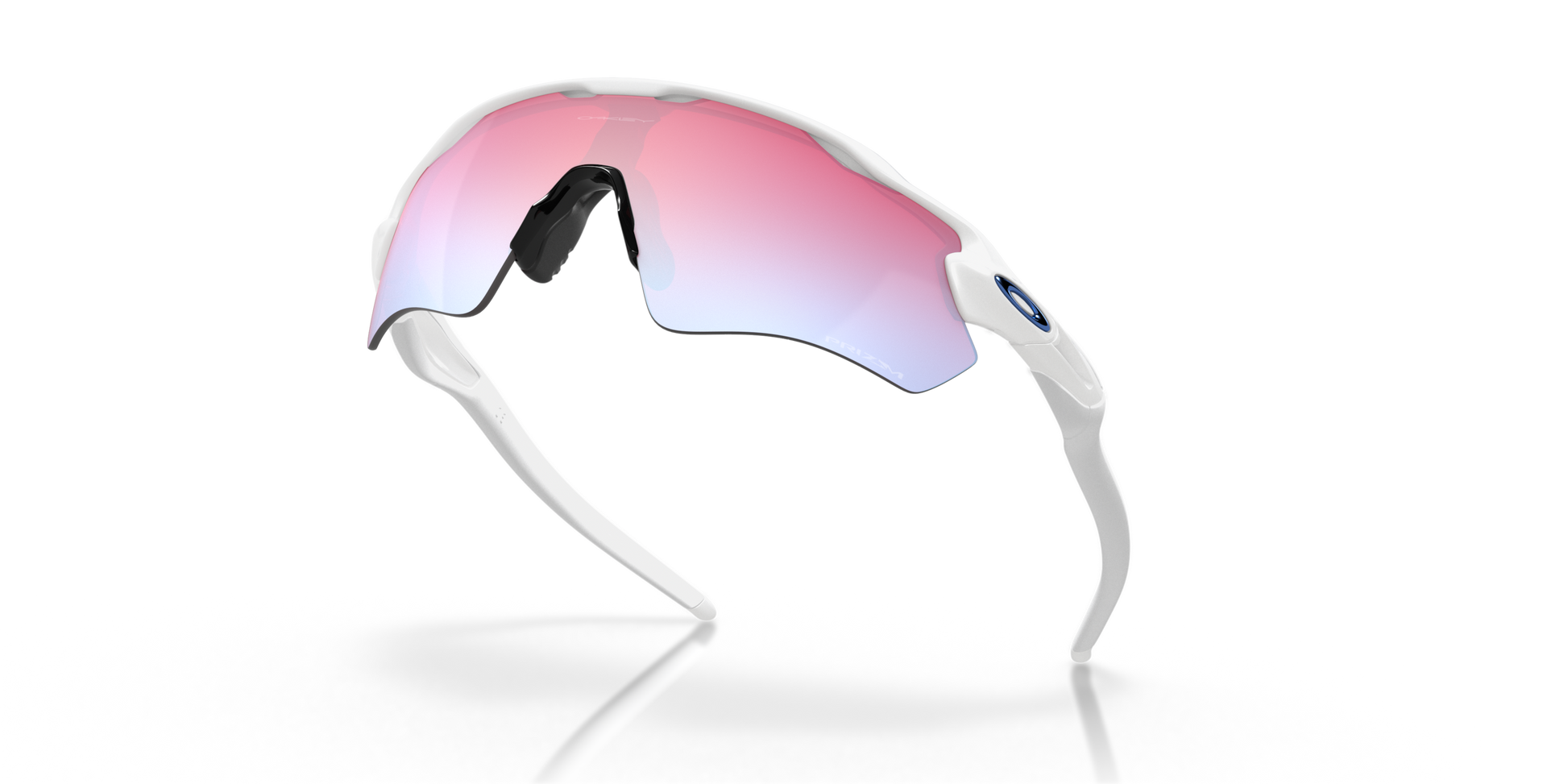 [Prizm Snow Sapphire Lenses, Polished White Frame]