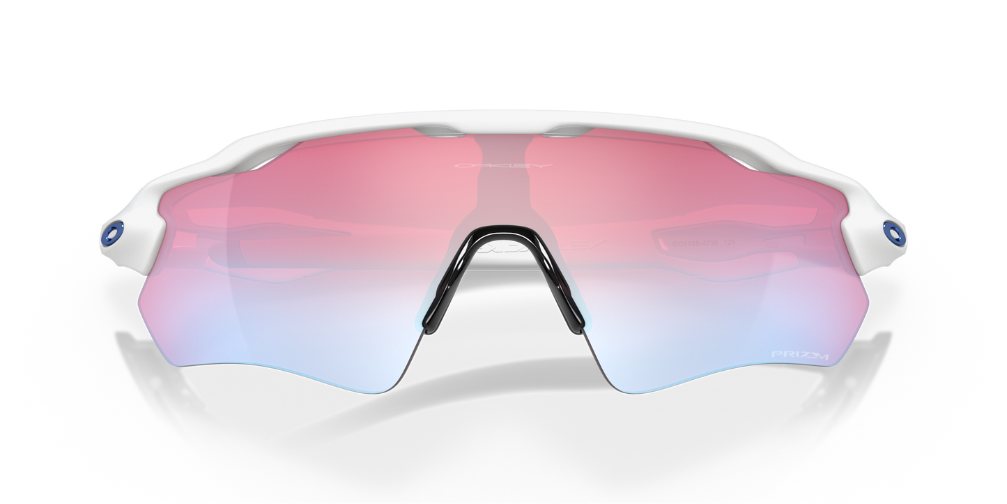 [Prizm Snow Sapphire Lenses, Polished White Frame]