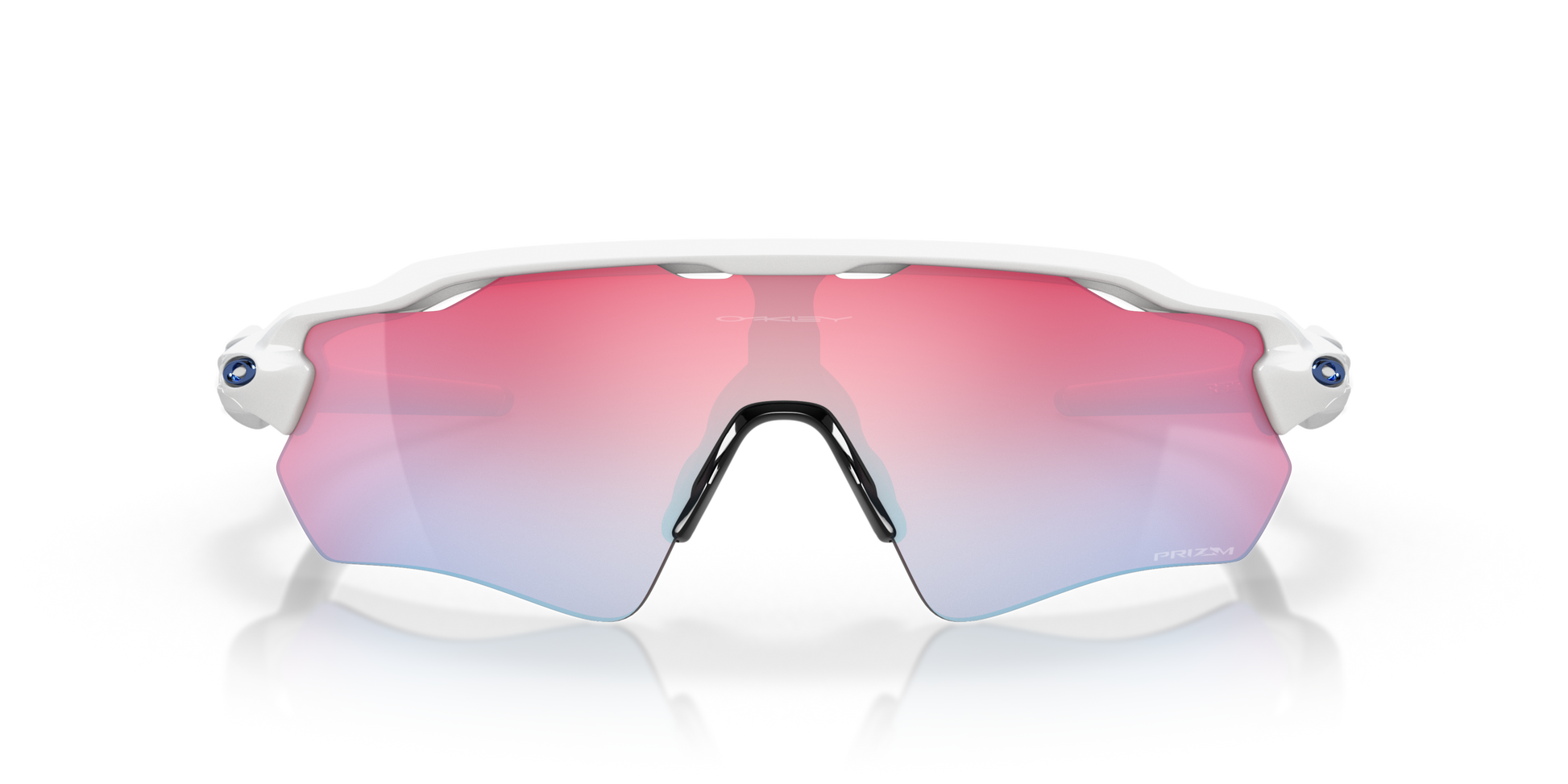 [Prizm Snow Sapphire Lenses, Polished White Frame]