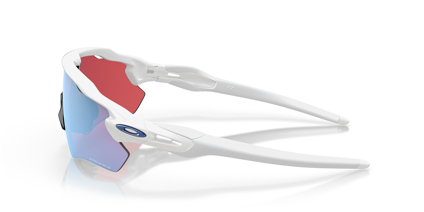 [Prizm Snow Sapphire Lenses, Polished White Frame]