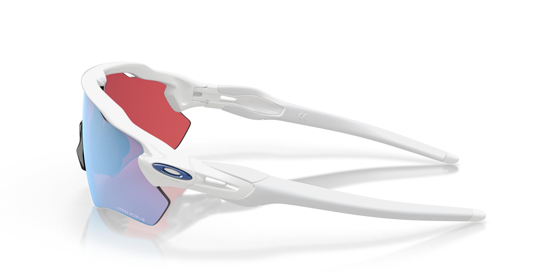 [Prizm Snow Sapphire Lenses, Polished White Frame]