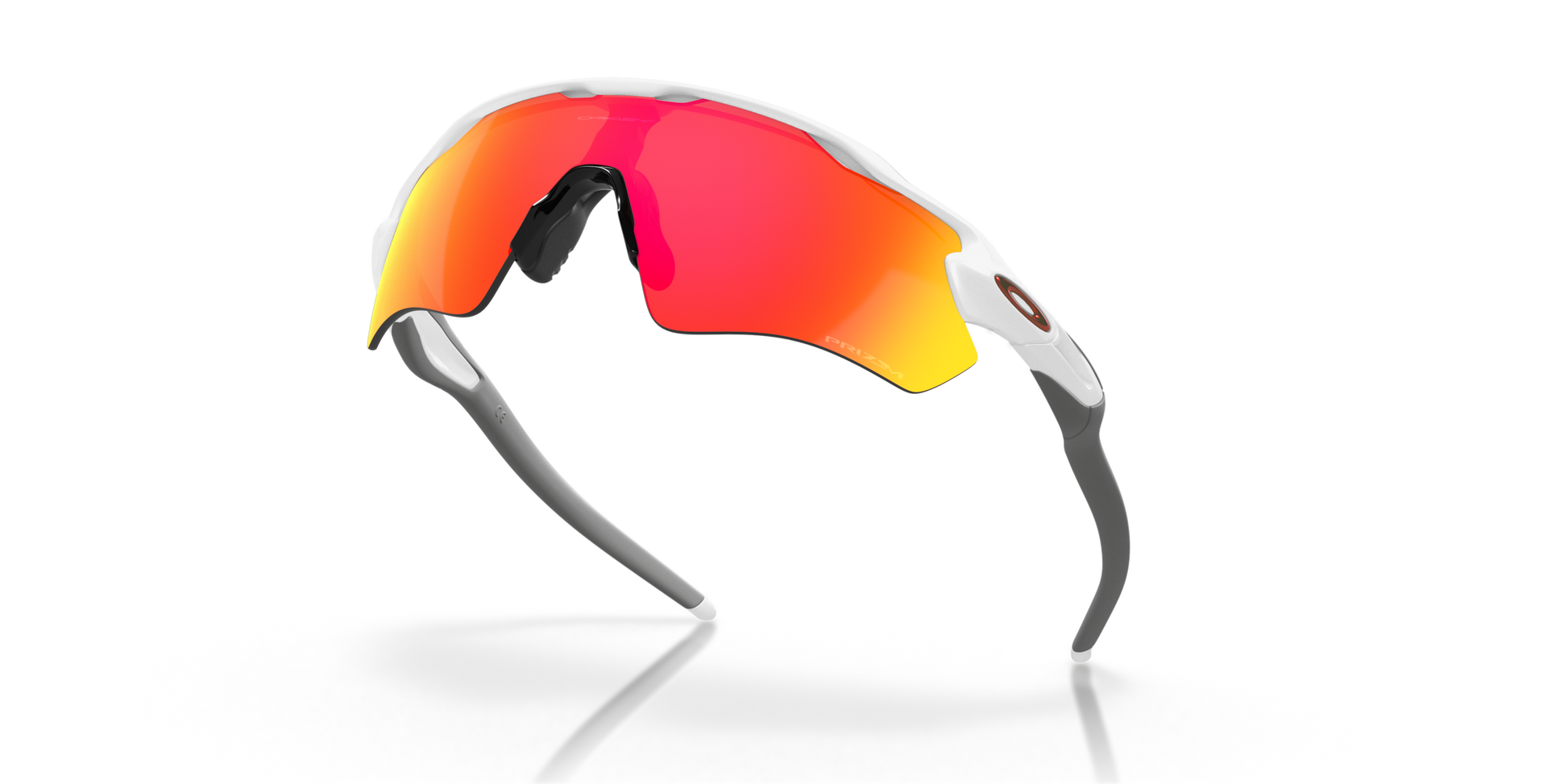 [Prizm Ruby Lenses, Polished White Frame]