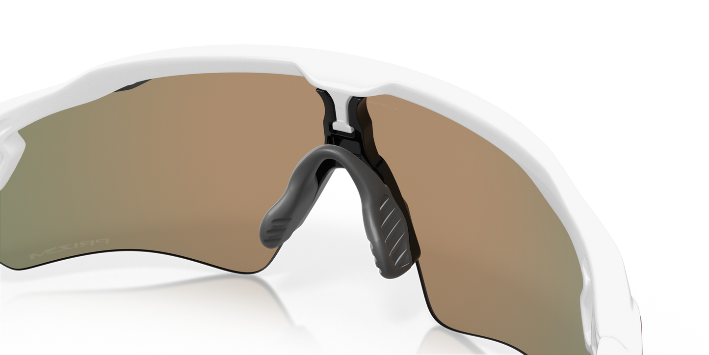 [Prizm Ruby Lenses, Polished White Frame]