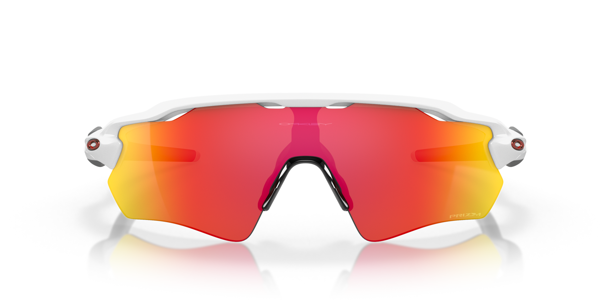 [Prizm Ruby Lenses, Polished White Frame]