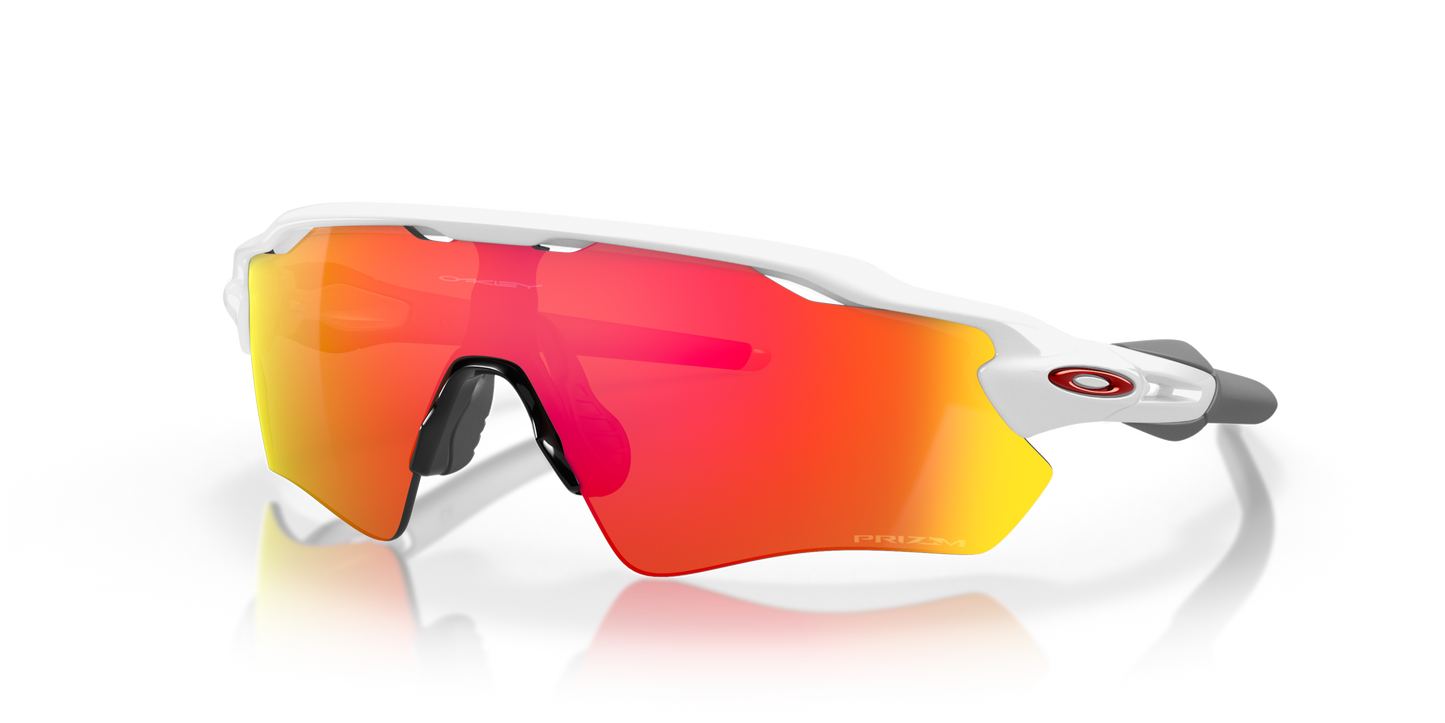 [Prizm Ruby Lenses, Polished White Frame]