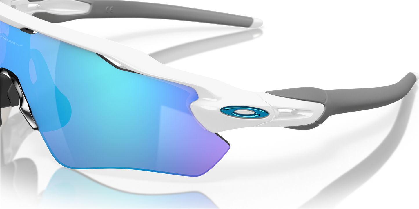 [Prizm Sapphire Lenses, Polished White Frame]