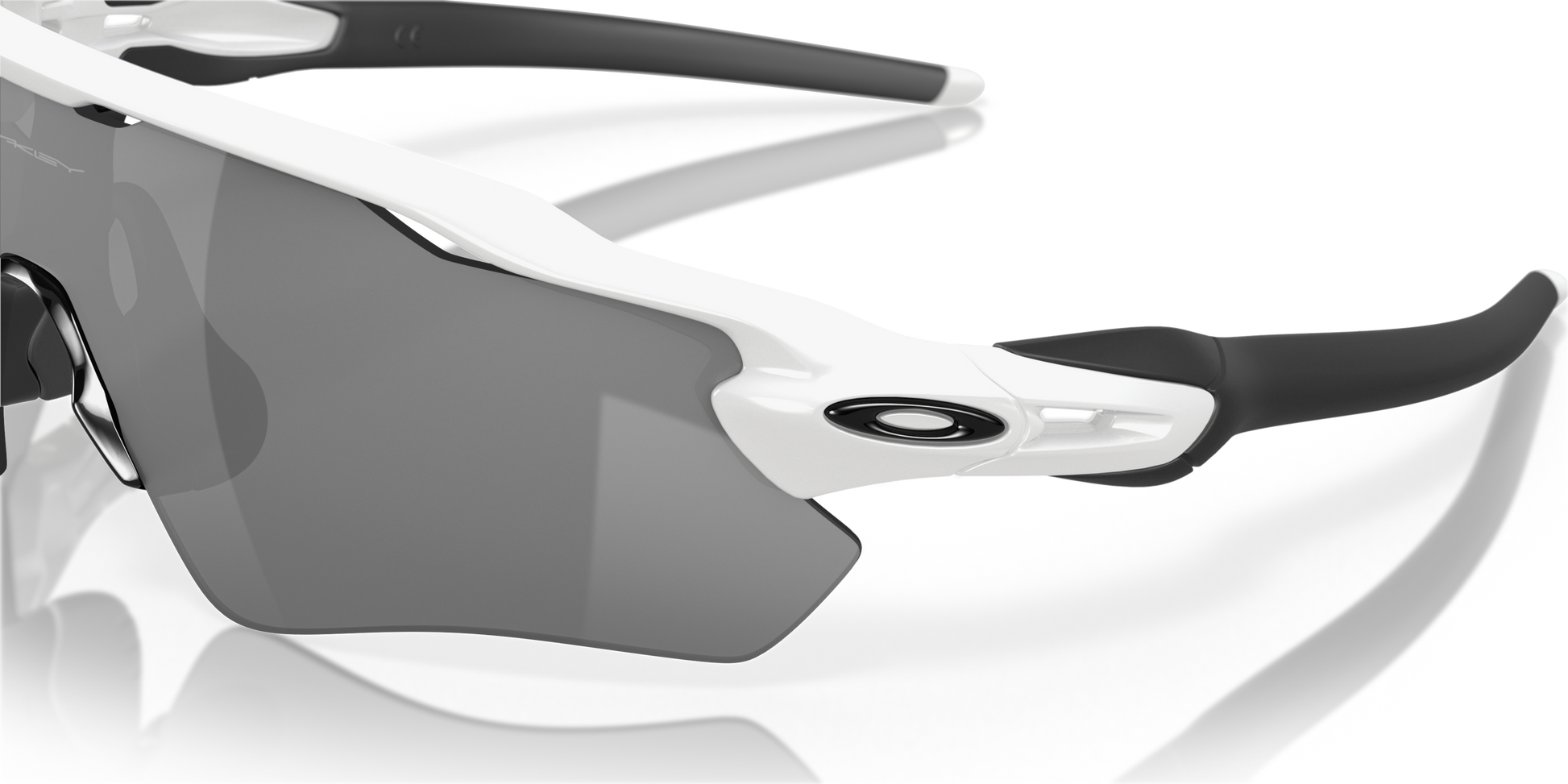 [Prizm Black Polarized Lenses, Polished White Frame]