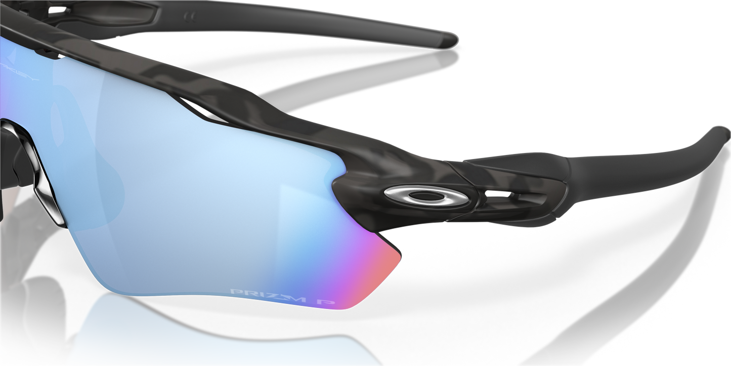 [Prizm Deep Water Polarized Lenses, Matte Black Camo Frame]