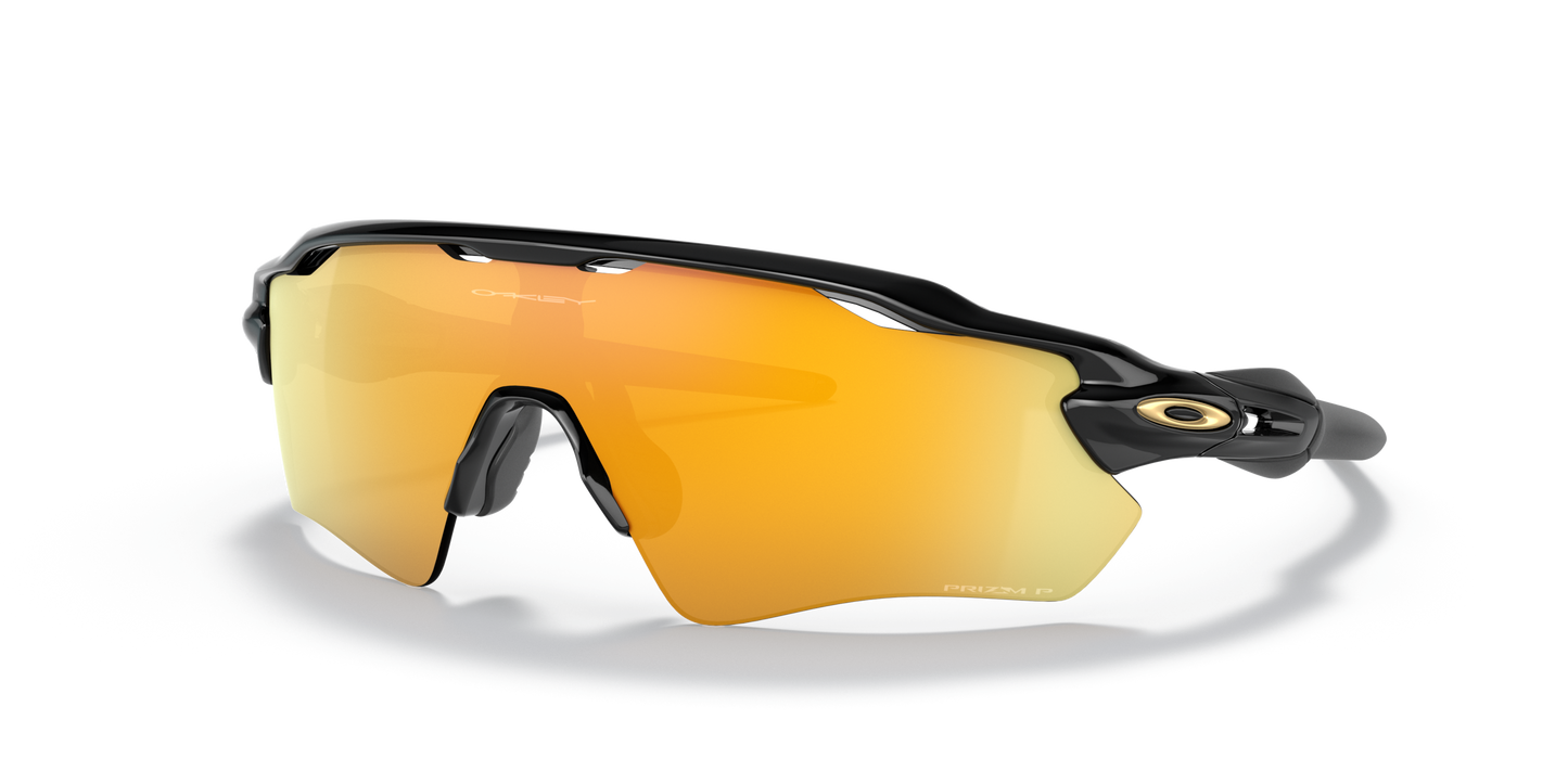 [Prizm 24K Polarized Lenses, Polished Black Frame]