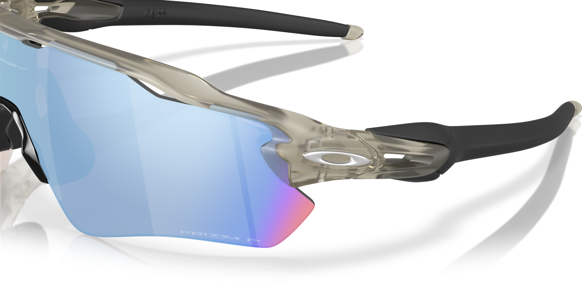 [Prizm Deep Water Polarized Lenses, Matte Grey Ink Frame]