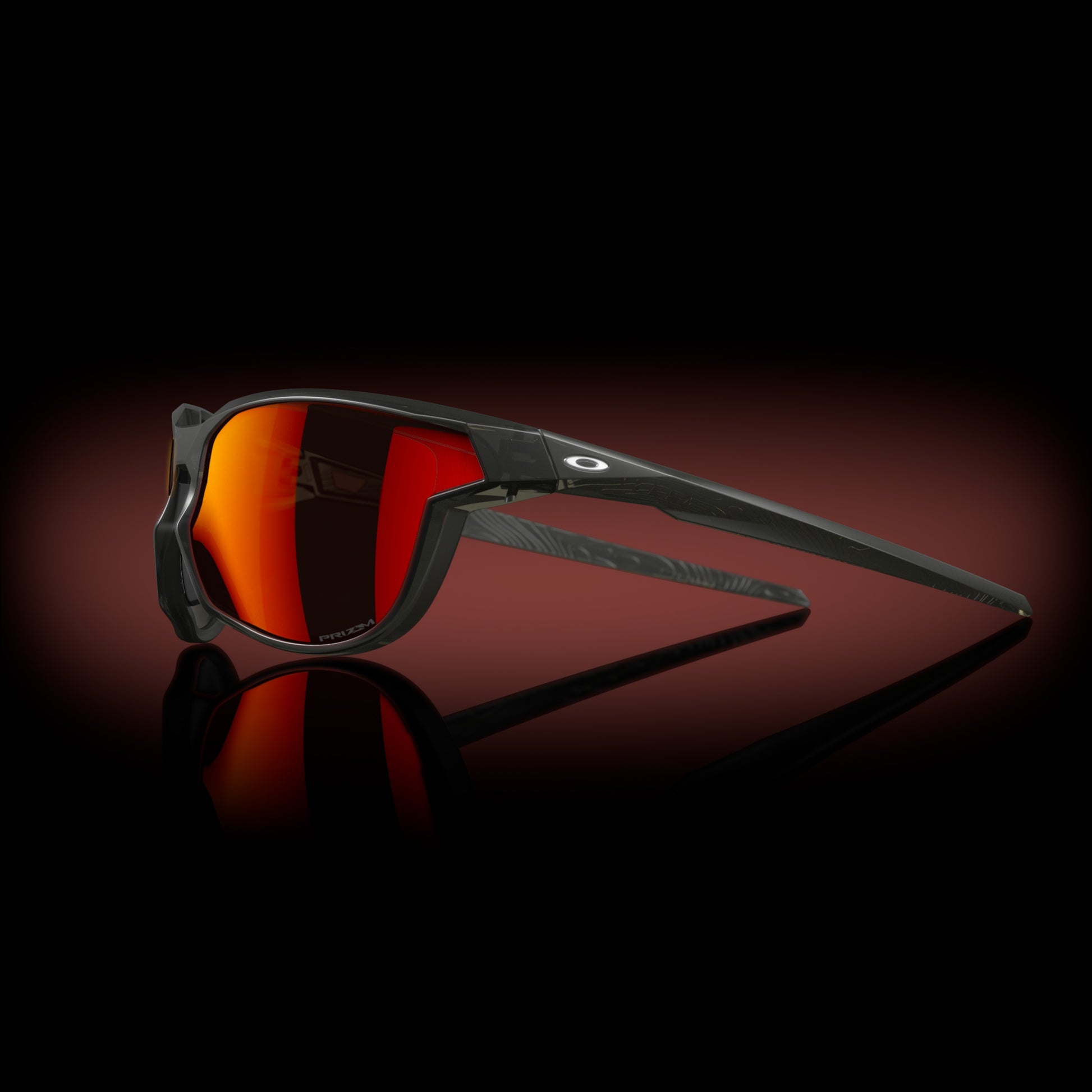 [Prizm Ruby Lenses, Matte Grey Smoke Frame]