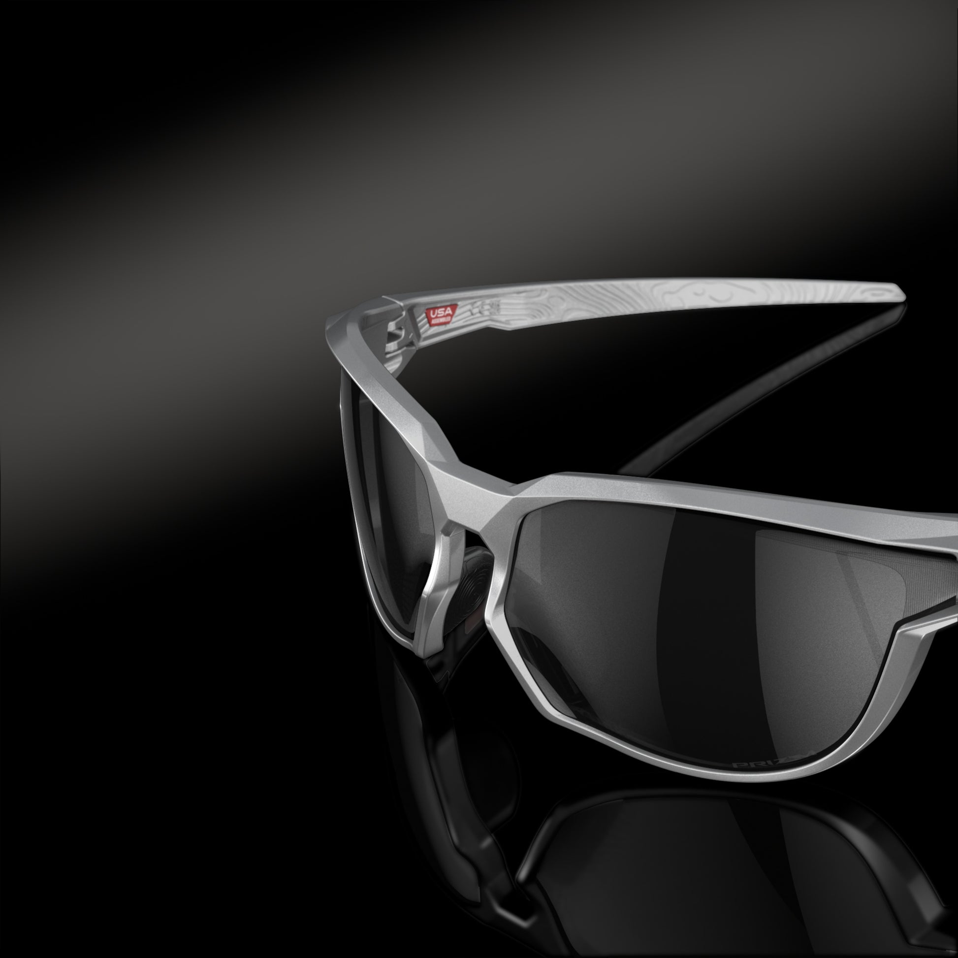 [Prizm Black Lenses, X-Silver Frame]