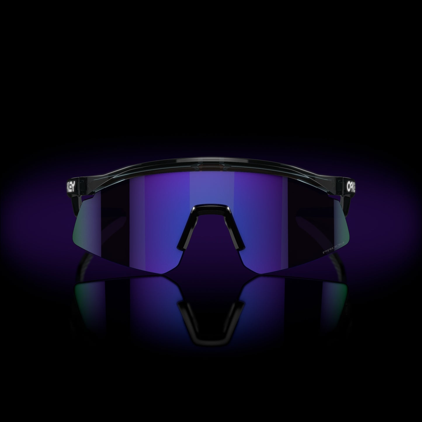 [Prizm Violet Lenses, Crystal Black Frame]