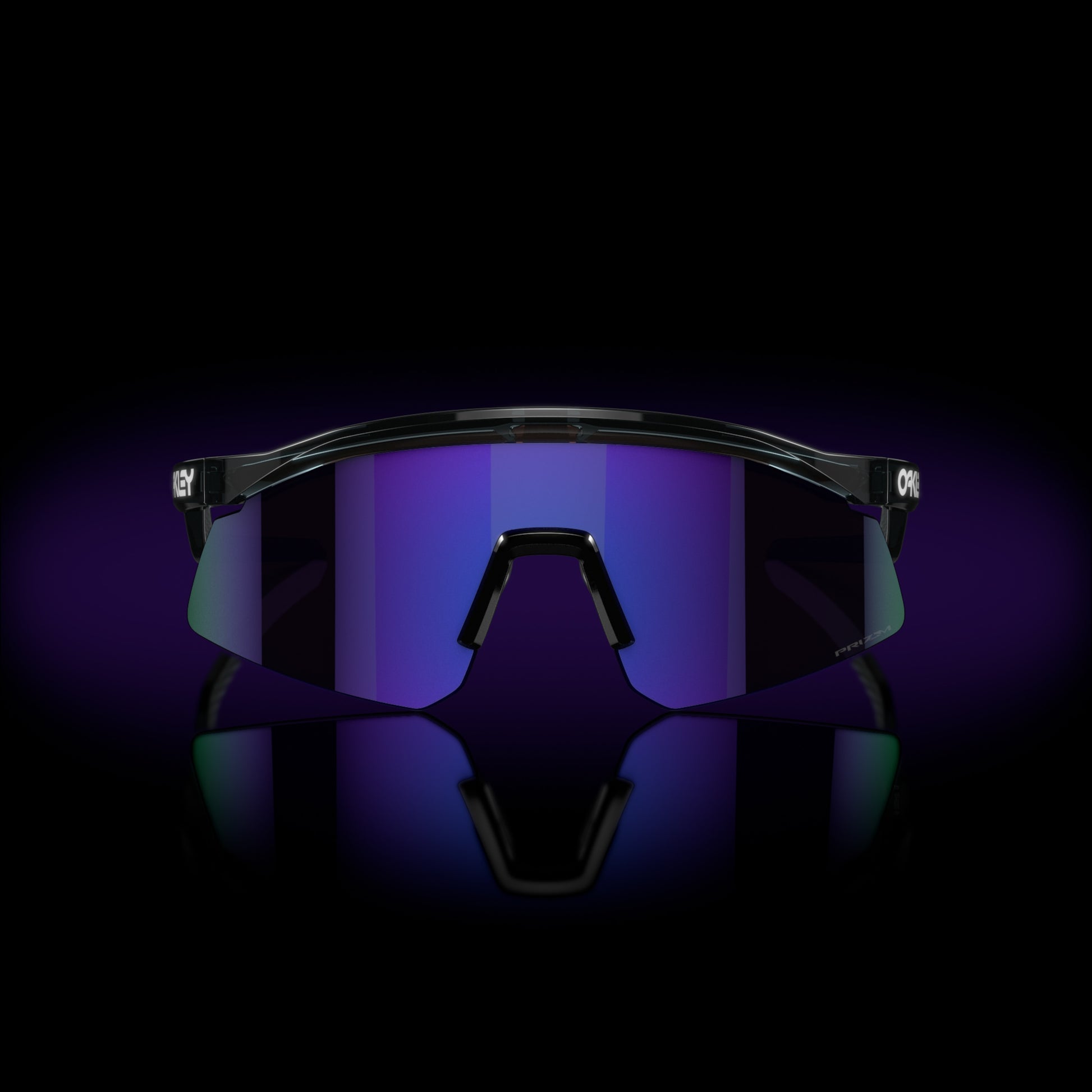 [Prizm Violet Lenses, Crystal Black Frame]