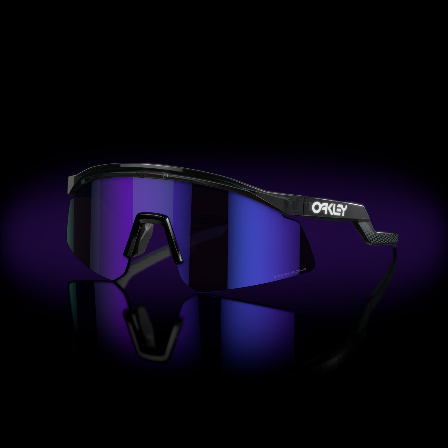 [Prizm Violet Lenses, Crystal Black Frame]
