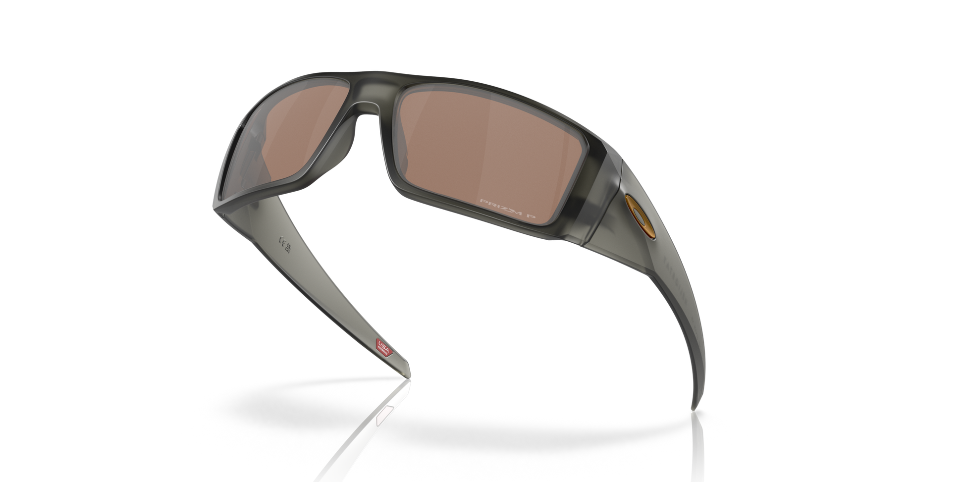 [Prizm Tungsten Polarized Lenses, Matte Grey Smoke Frame]