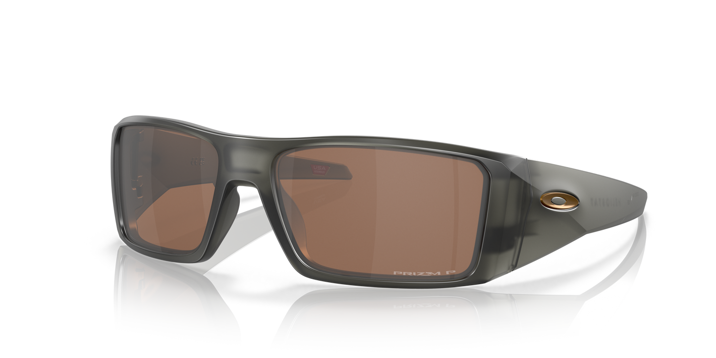 [Prizm Tungsten Polarized Lenses, Matte Grey Smoke Frame]