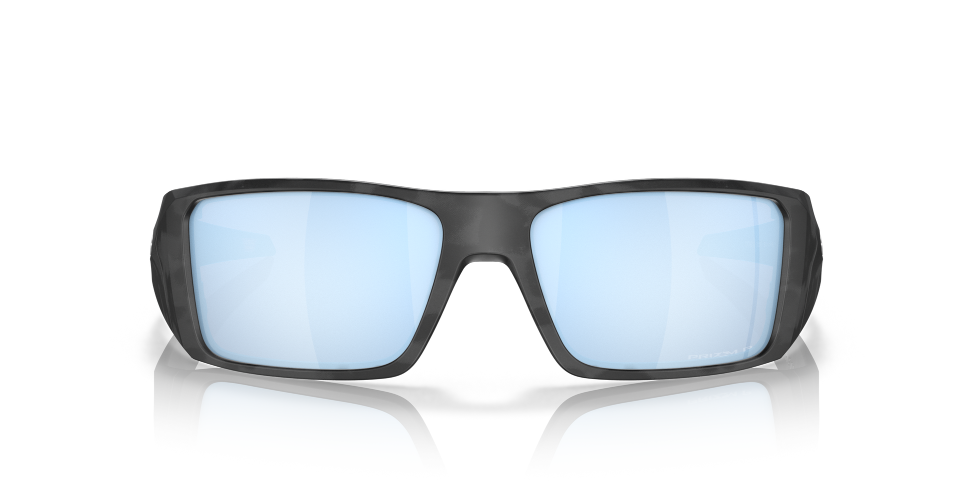 [Prizm Deep Water Polarized Lenses, Matte Black Camo Frame]