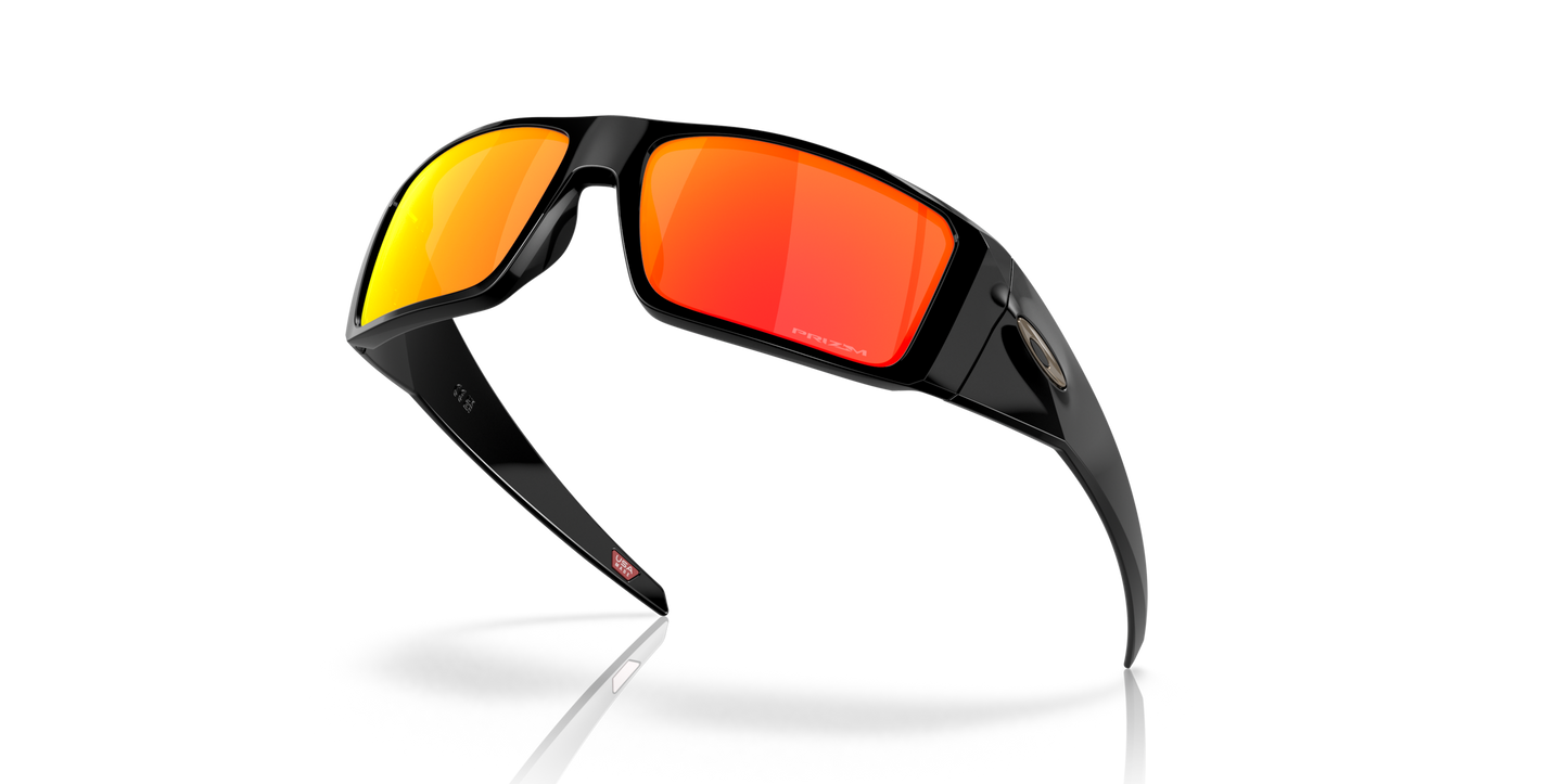 [Prizm Ruby Lenses, Polished Black Frame]