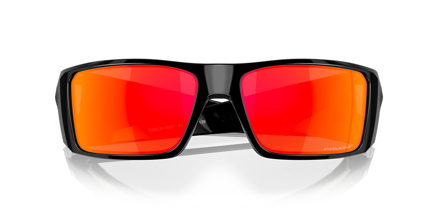 [Prizm Ruby Lenses, Polished Black Frame]