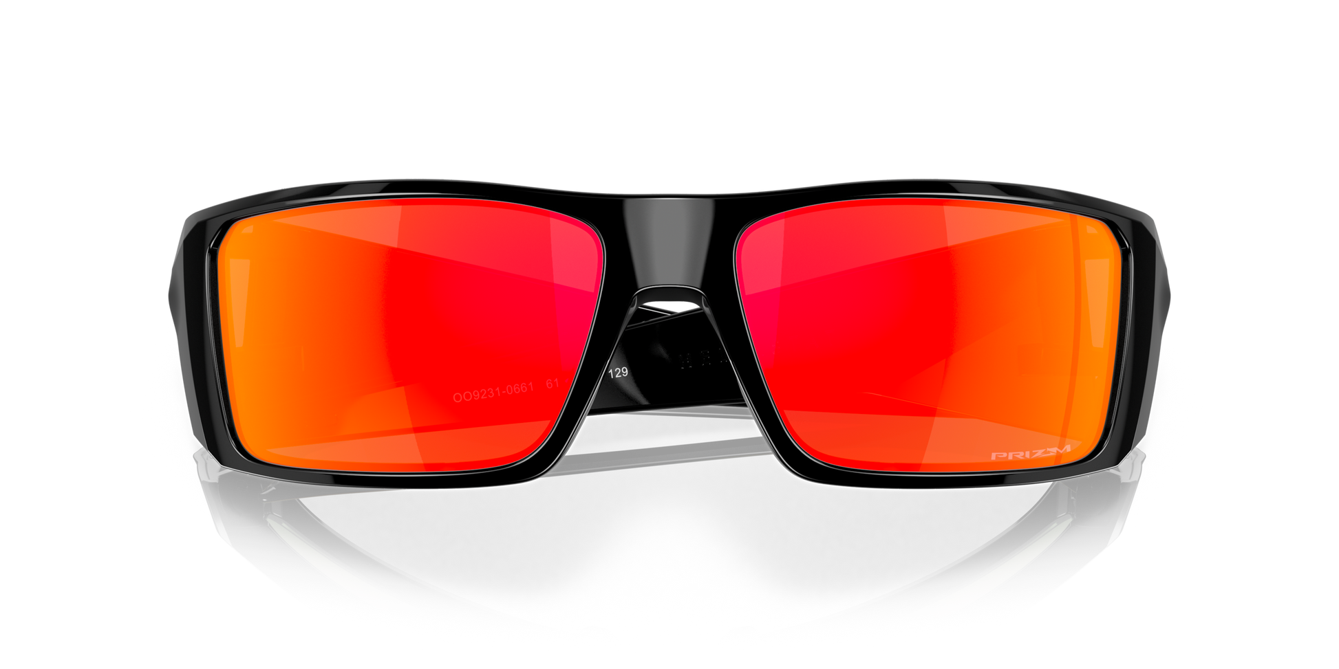 [Prizm Ruby Lenses, Polished Black Frame]