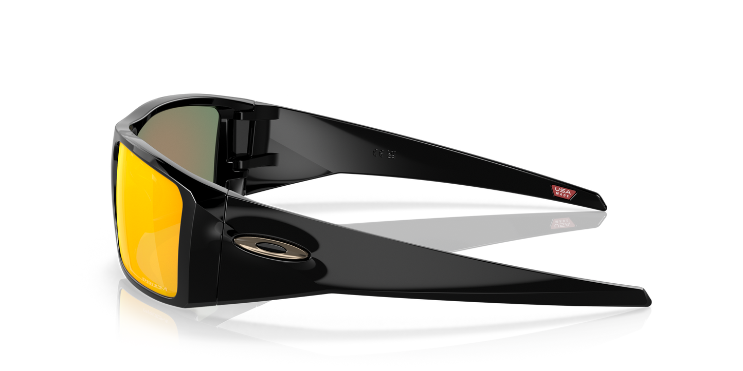 [Prizm Ruby Lenses, Polished Black Frame]