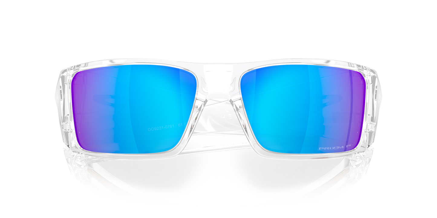 [Prizm Sapphire Polarized Lenses, Clear Frame]