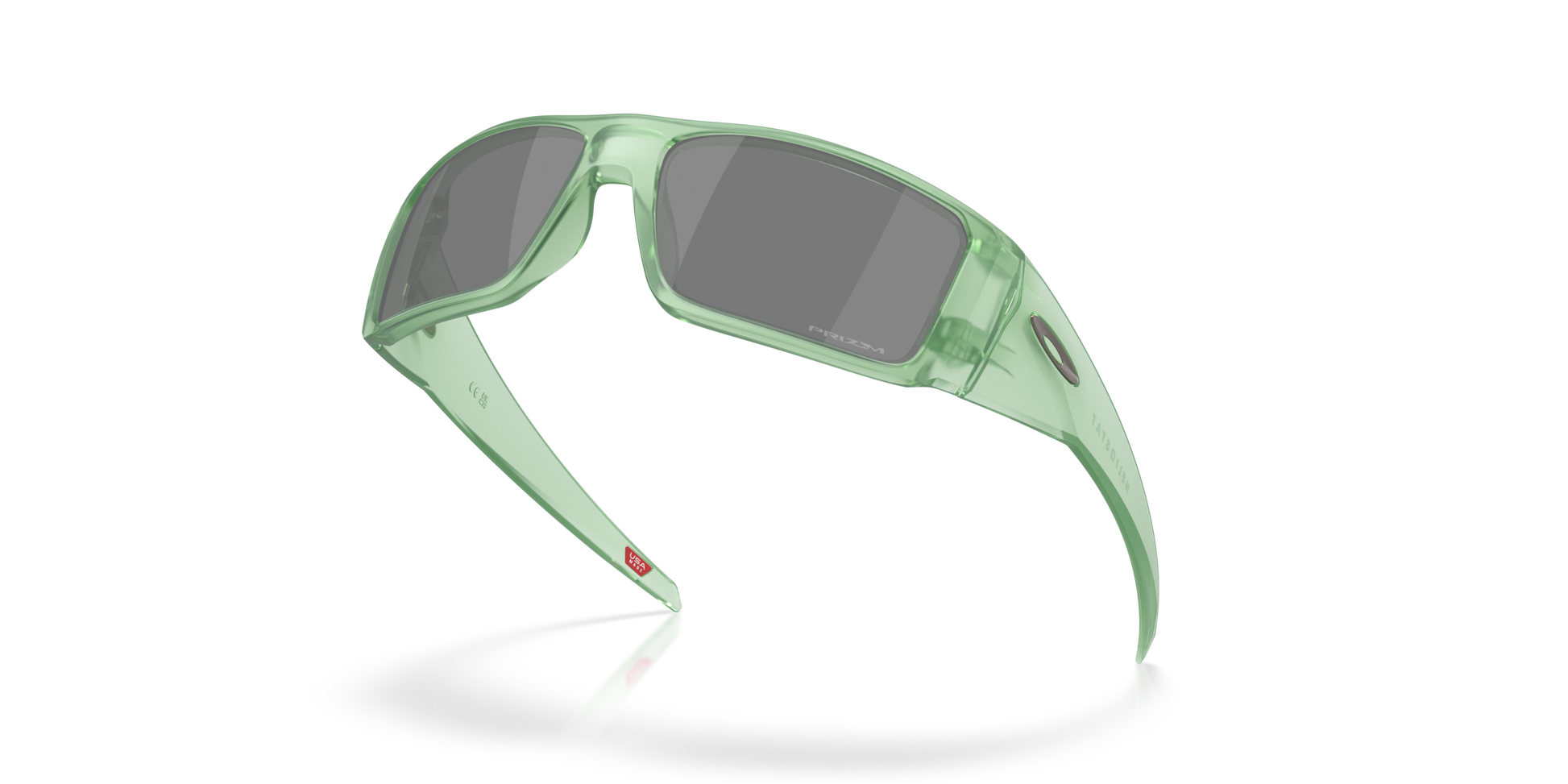 [Prizm Black Lenses, Matte Transparent Jade Frame]