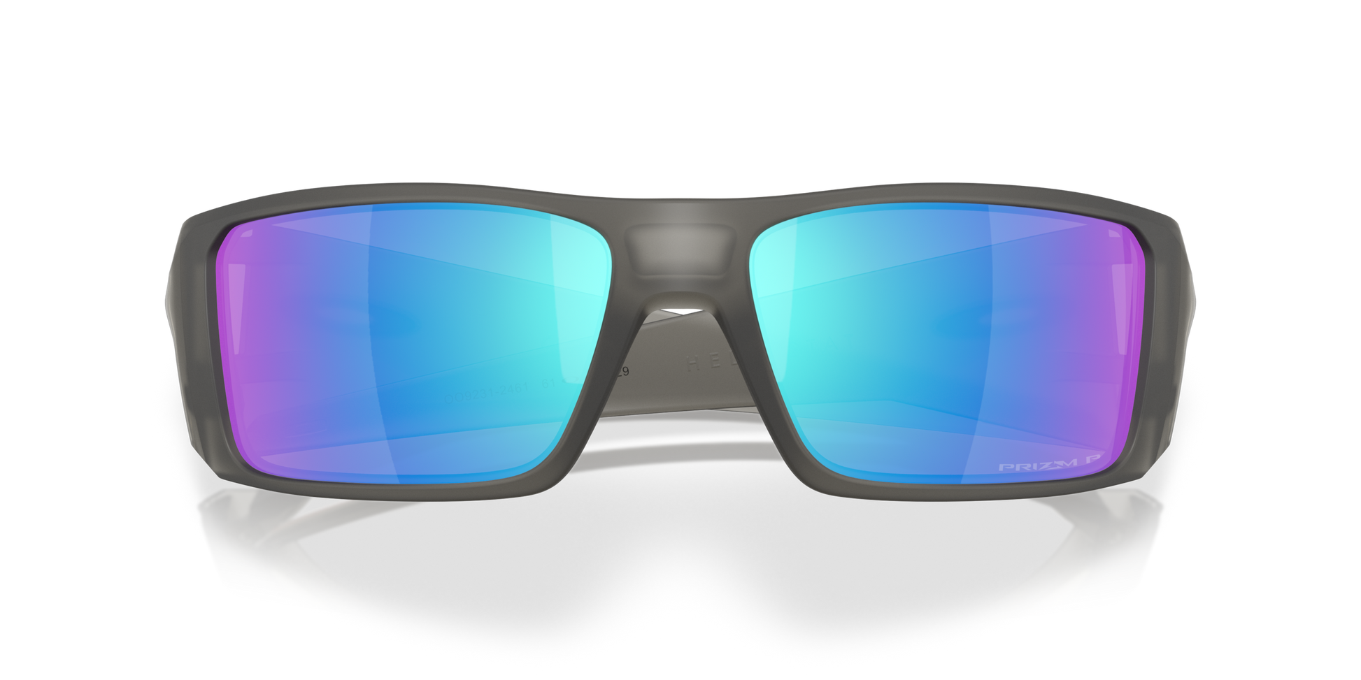 [Prizm Sapphire Polarized Lenses, Matte Grey Smoke Frame]
